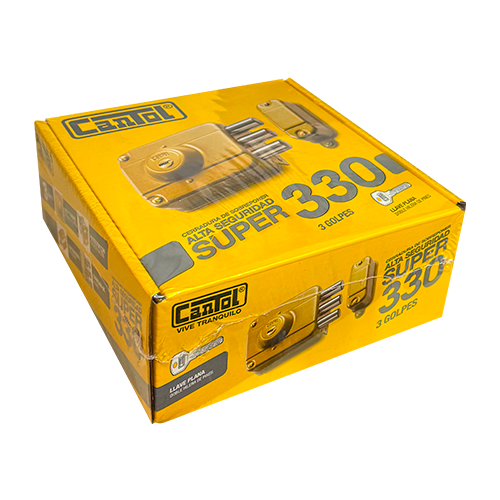 CERRADURA CANTOL 330 BLINDADA 3 GOLPES