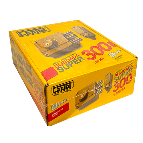 CERRADURA SUPER 300 SUPER BLINDADA 3 GOLPES