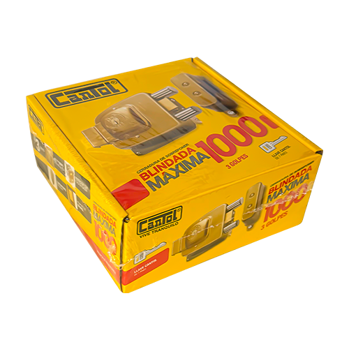 CERRADURA CANTOL 1000 SUPER BLINDADA MAXIMA 3 GOLPES