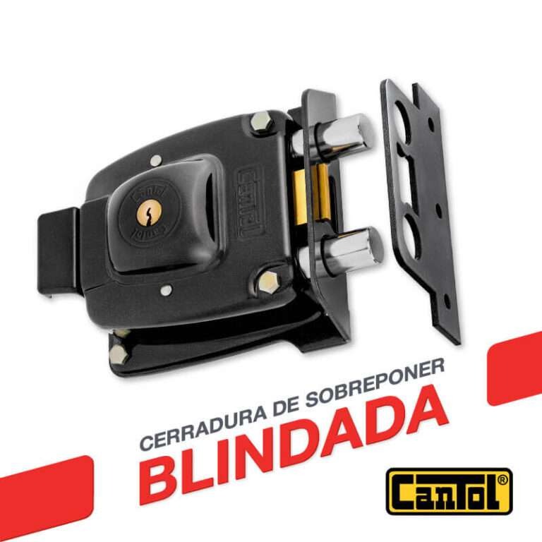 CERRADURA CANTOL 1700 SUPER BLINDADA 3 GOLPES